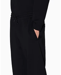 A|X Armani Exchange Men's Gold Logo Fleece Jogger