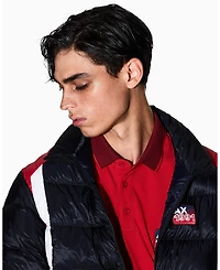 A|X Armani Exchange Men's Color Block Tape Down Jacket