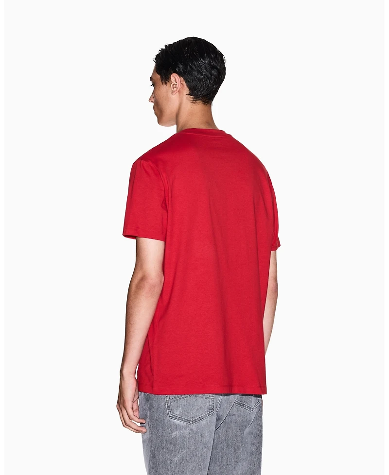 A|X Armani Exchange Men's Grid Box "1991" Logo T-Shirt