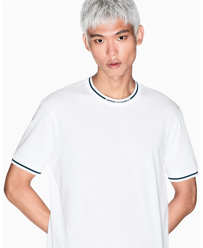 A|X Armani Exchange Men's Tipped Logo T-Shirt