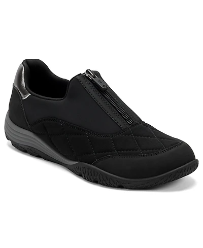 Easy Spirit Women's Barron Round Toe Front Zip Casual Sneakers