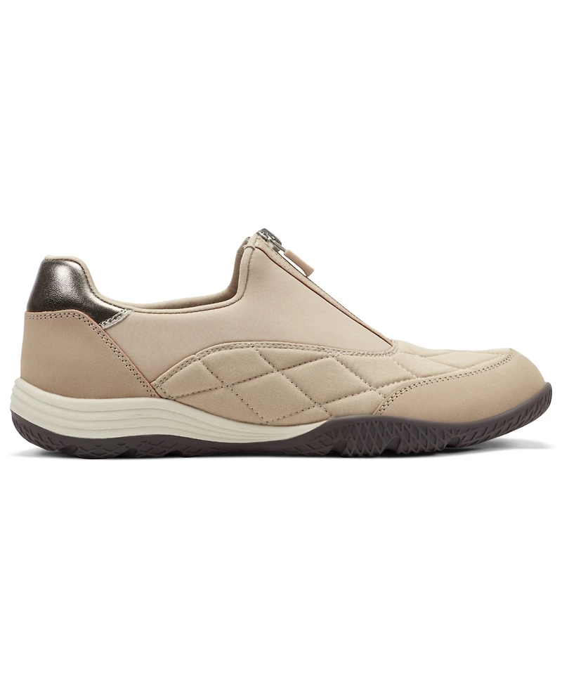 Easy Spirit Women's Barron Round Toe Front Zip Casual Sneakers