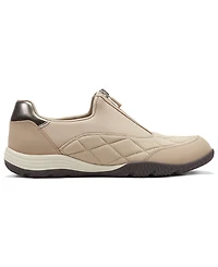 Easy Spirit Women's Barron Round Toe Front Zip Casual Sneakers