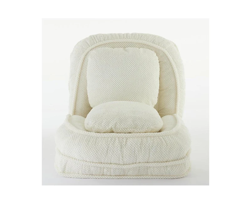Casainc Lazy Sofa Chair Couch with 5 Adjustable Position Human Dog Bed
