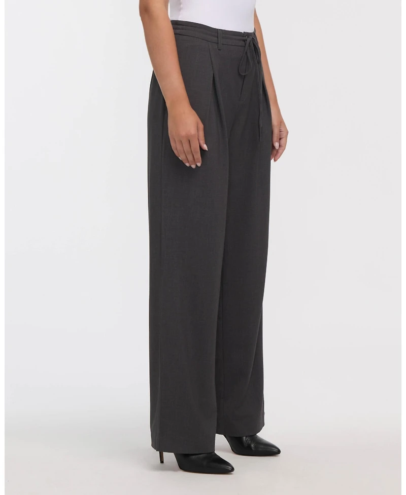 Ellen Tracy Women's Pleated Wide Leg Pant