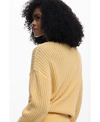Desigual Women's Embroidered knit sweater