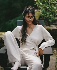 French Connection Women's Marley Knit Wrap Cardigan Sweater