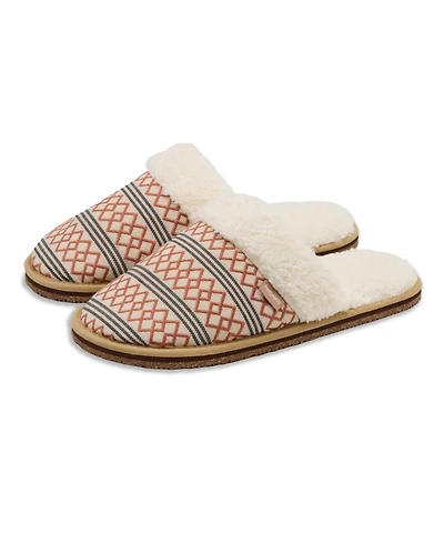 Feelgoodz Women's Mule Slipper Artisan Woven Indoor / Outdoor House Shoes