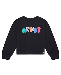 Color Lab Girls 2T-6X Crewneck Long Sleeve Sweatshirt