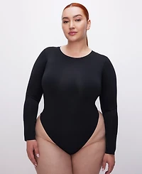 Good American Women's Sculpting Crew Neck Bodysuit