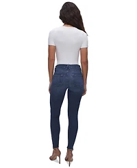 Good American Women's Legs Skinny Mid Rise Jeans