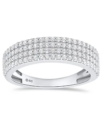 Macy's White Diamond Ring (1/2 ct. t.w.) Sterling Silver