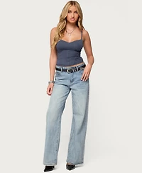 Edikted Women's Katanya Lace Up Top