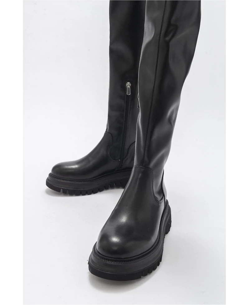 Prologue Shoes Chip Over the Knee Boot (Women)