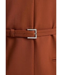 Karen Millen Women's Belted Pencil Maxi Dress