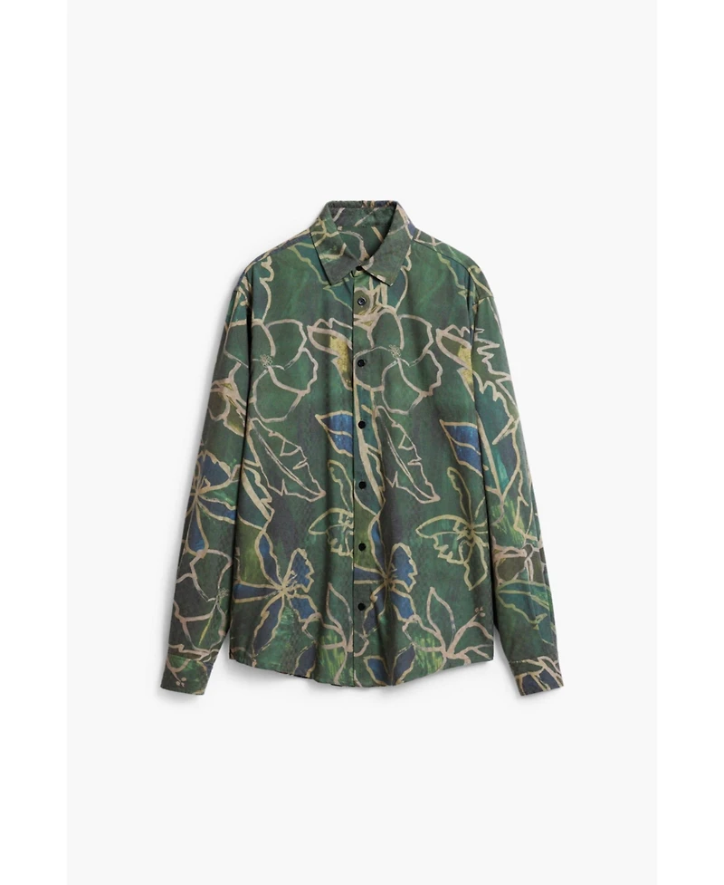 Desigual Men's Long-sleeve forest shirt