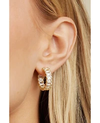 Untamed Petals Taryn Crystal Hoops