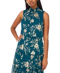 Msk Women's Smocked Waist Sleeveless Maxi Dress
