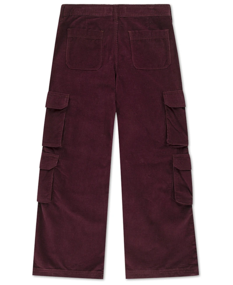 abercrombie Kids Big Girls Corduroy Wide Leg Cargo Pants