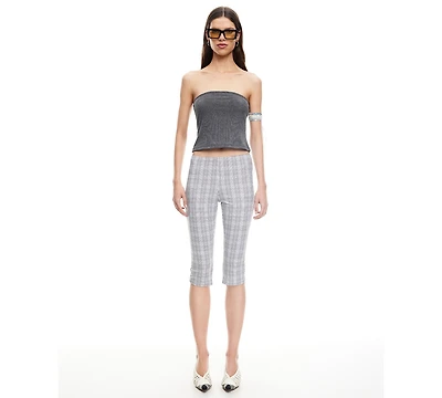 Lioness Women's Checked Starlet Capri Pants