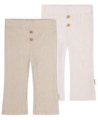 Huggies Baby Girls 2-Pack Flared Leg Pants Set