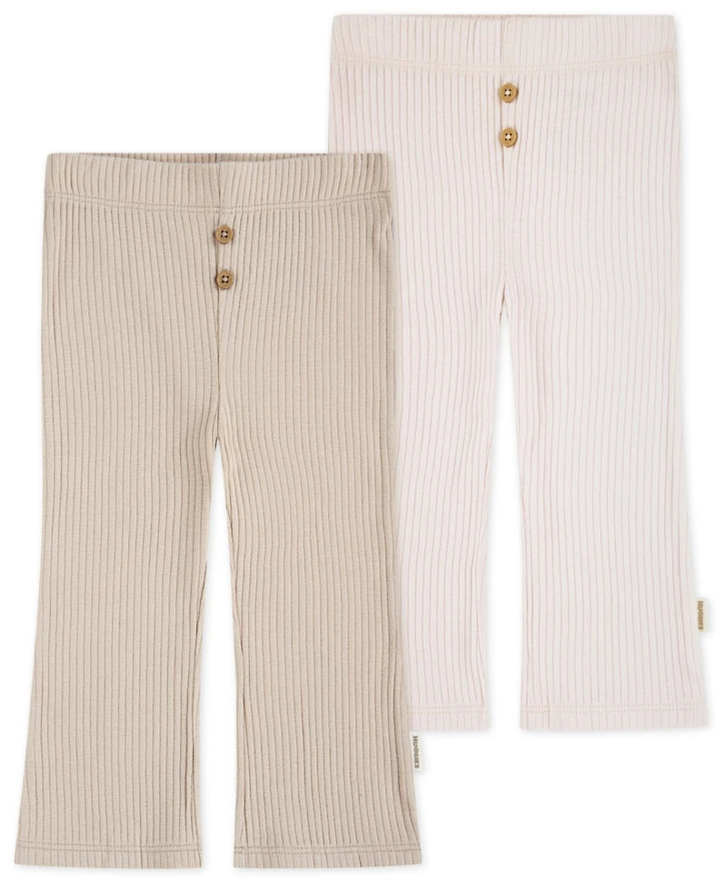 Huggies Baby Girls 2-Pack Flare Leg Pants Set