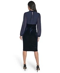 Jessica Howard Women's V-Neck Bodycon Dress
