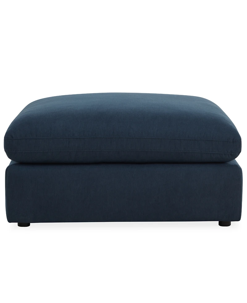 Furniture Fog 43" Fabric Ottoman Sofa