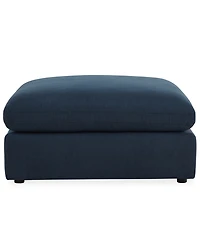 Furniture Fog 43" Fabric Ottoman Sofa