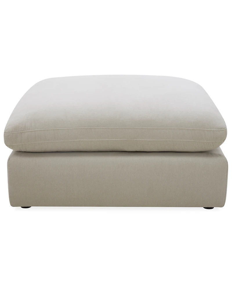 Furniture Fog 43" Fabric Ottoman Sofa