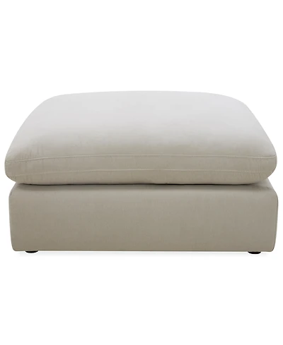 Furniture Fog 43" Fabric Ottoman Sofa
