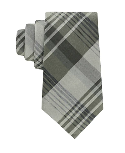 Calvin Klein Men's Doris Plaid Pattern Classic Tie