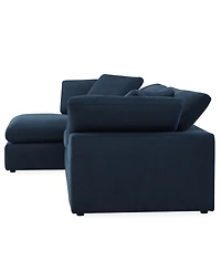 Furniture Fog 3-Pc. Fabric Chaise Sectional Sofa Set