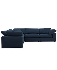 Fog 5-Pc Fabric L Sectional