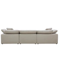 Furniture Fog 3-Pc. Fabric Chaise Sectional Sofa Set