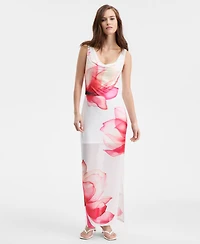 Bar Iii Women's Cowl-Neck Maxi Dress, Macy's Exclusive