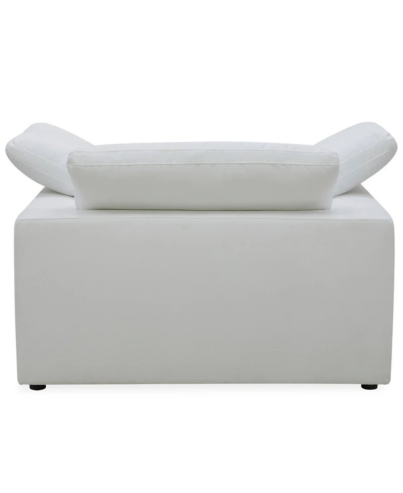 Furniture Fog 55" Fabric Accent Chair