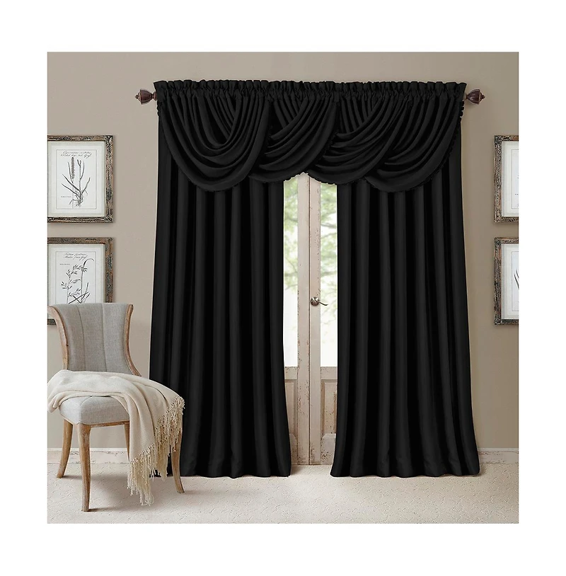 All Seasons Blackout Waterfall Valance, 52" x 36"