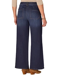 Democracy Women's High Rise Slim Straight "Ab" Solution Jeans