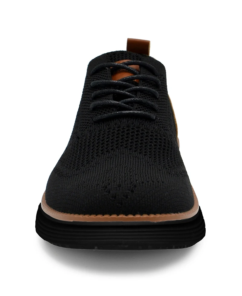 Akademiks Men's Olney Wingtip Knit Oxford Shoes