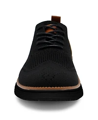 Akademiks Men's Olney Wingtip Knit Oxford Shoes