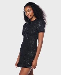 Alex & Sophia Women's Short Sleeve Crew Neck Dress