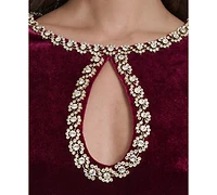 Vince Camuto Women's Beaded Cutout Long Sleeves Dress