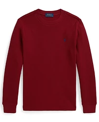 Polo Ralph Lauren Toddler and Little Boys Waffle-Knit Cotton Long-Sleeve Tee