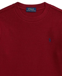 Polo Ralph Lauren Toddler and Little Boys Waffle-Knit Cotton Long-Sleeve Tee