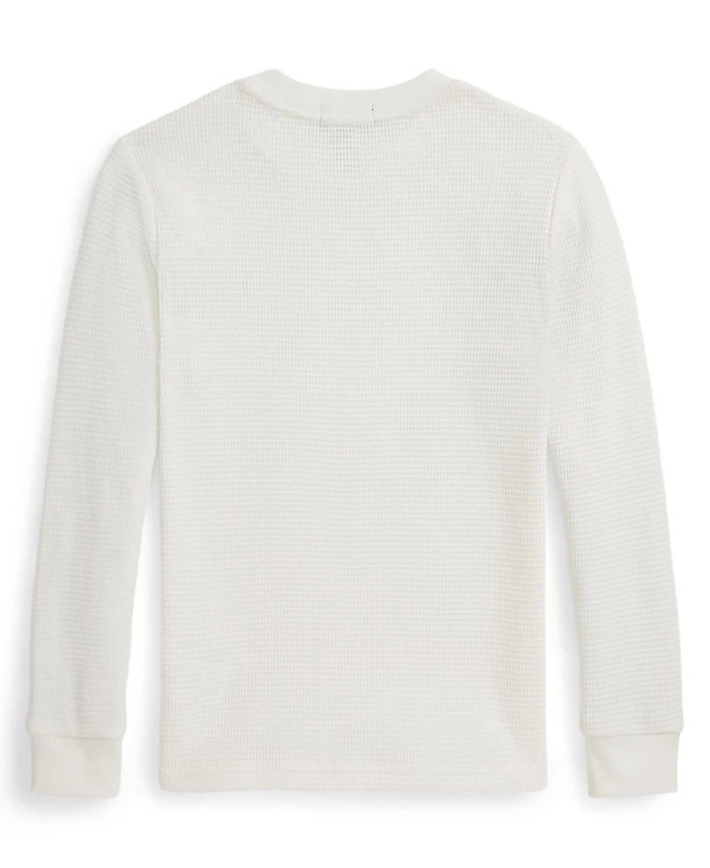 Polo Ralph Lauren Toddler and Little Boys Waffle-Knit Cotton Long-Sleeve Tee