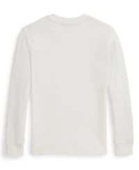 Polo Ralph Lauren Toddler and Little Boys Waffle-Knit Cotton Long-Sleeve Tee