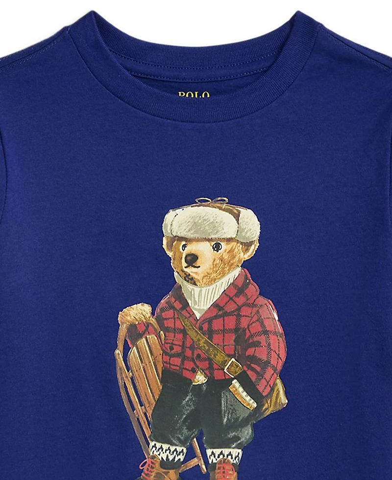 Polo Ralph Lauren Toddler and Little Boys Bear Cotton Jersey Tee