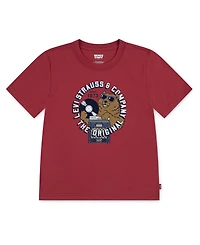 Levi's Boys 4-7 Play That Record Short Sleeve T-Shirt