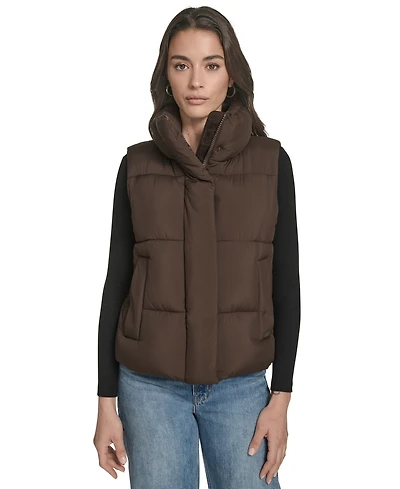 Levi's Women's Regular Stand Collar Puffer Vest